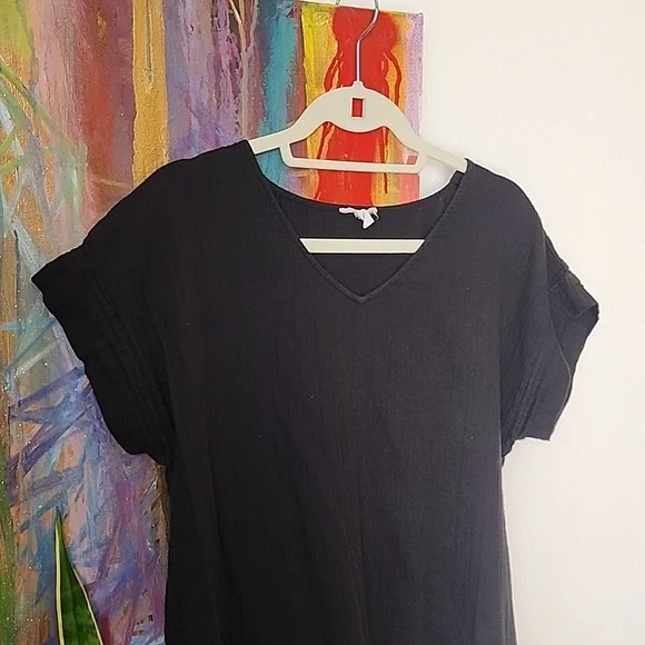 Eileen Fisher black dress - Picture 2 of 4